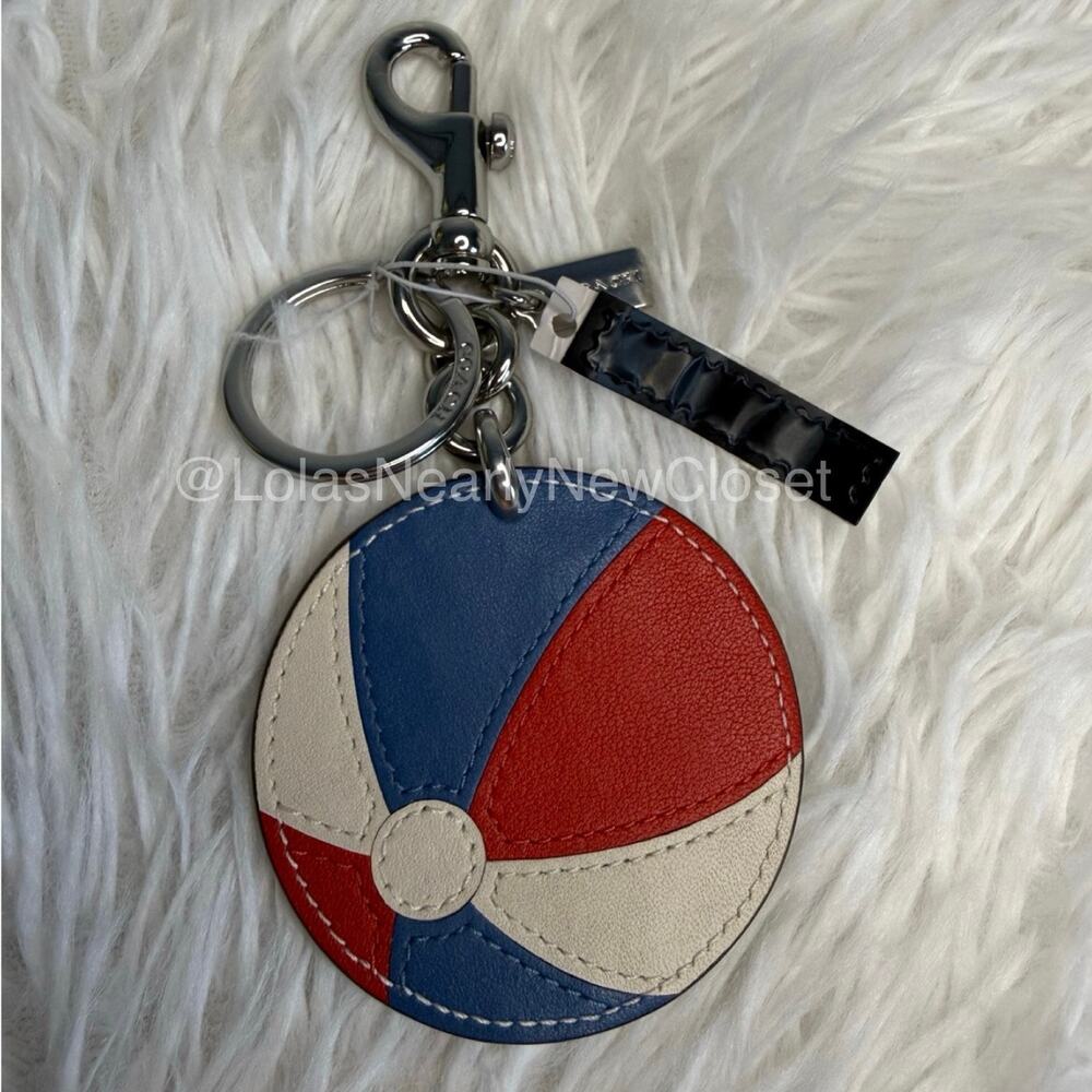 NWT Coach Beachball Bag Charm CU260